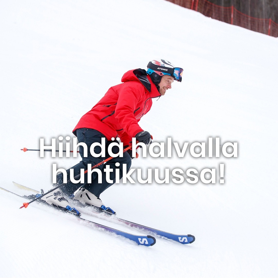 HIIHDÄ HALVALLA HUHTIKUUSSA -10%