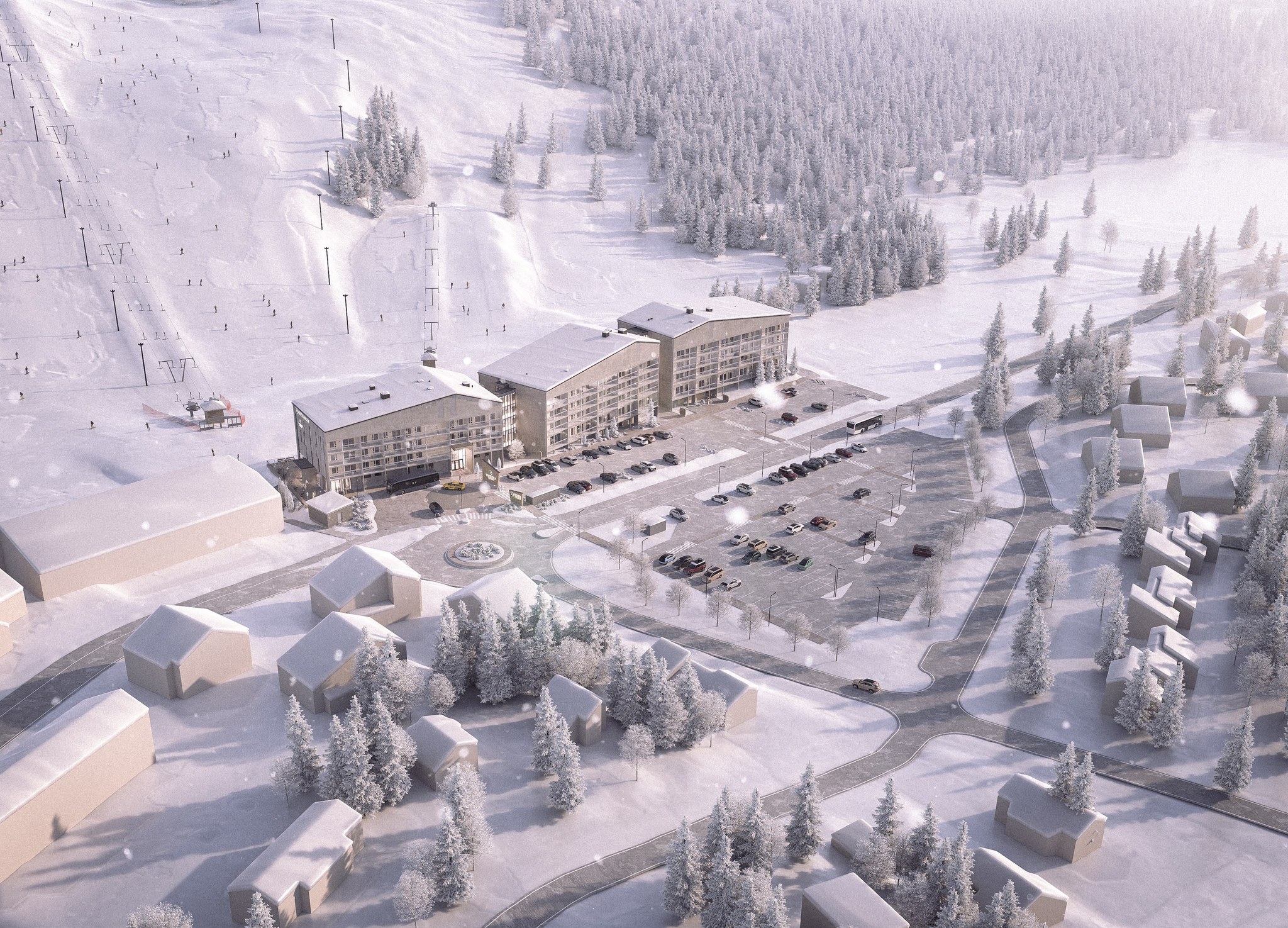 OSUUSKAUPPA KESKIMAAN HOTELLIN RAKENTAMINEN ON ALKANUT